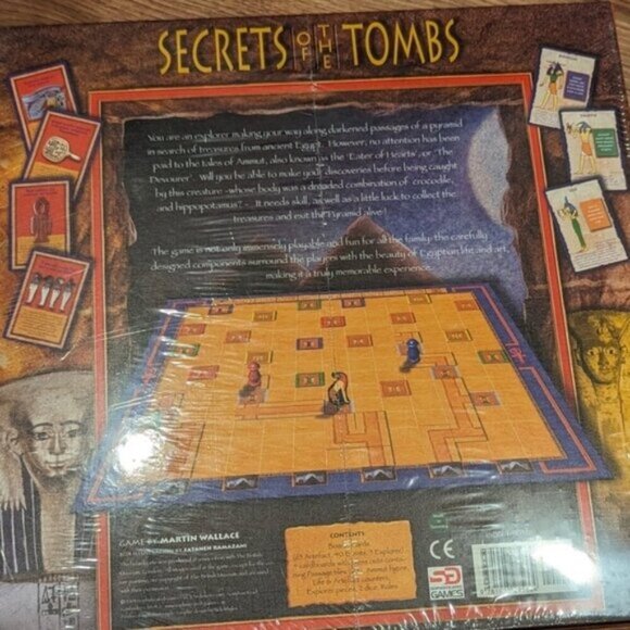 New Sealed Rio Grande Games Secrets of the Tombs Family Board Game - Picture 2 of 3